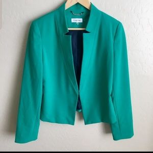 Calvin Klein Green Blazer Jacket